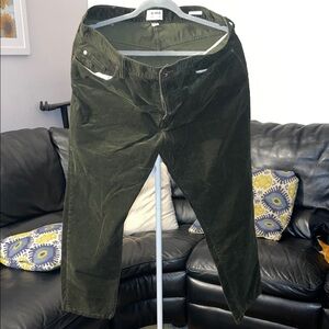 Todd Snyder Olive Green Slim Fit Trousers